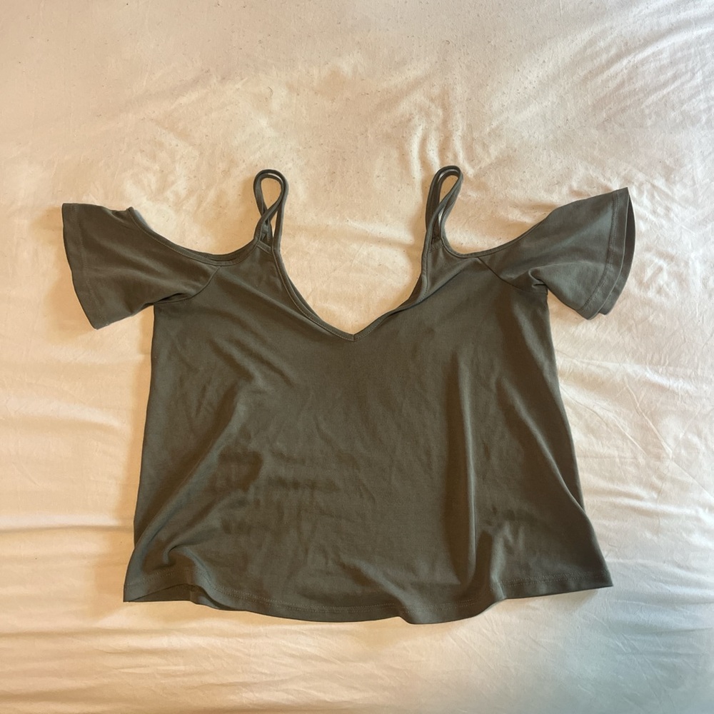 Green casual shirt
